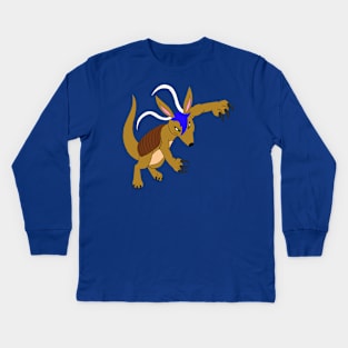 Armadillo Warrior Kids Long Sleeve T-Shirt